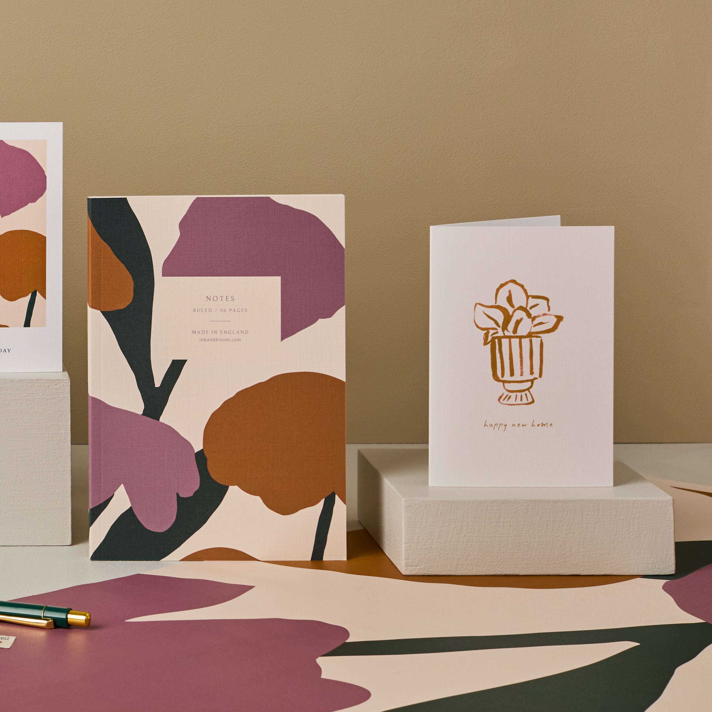 Happy New Home Plant Illustrated Housewarming Card