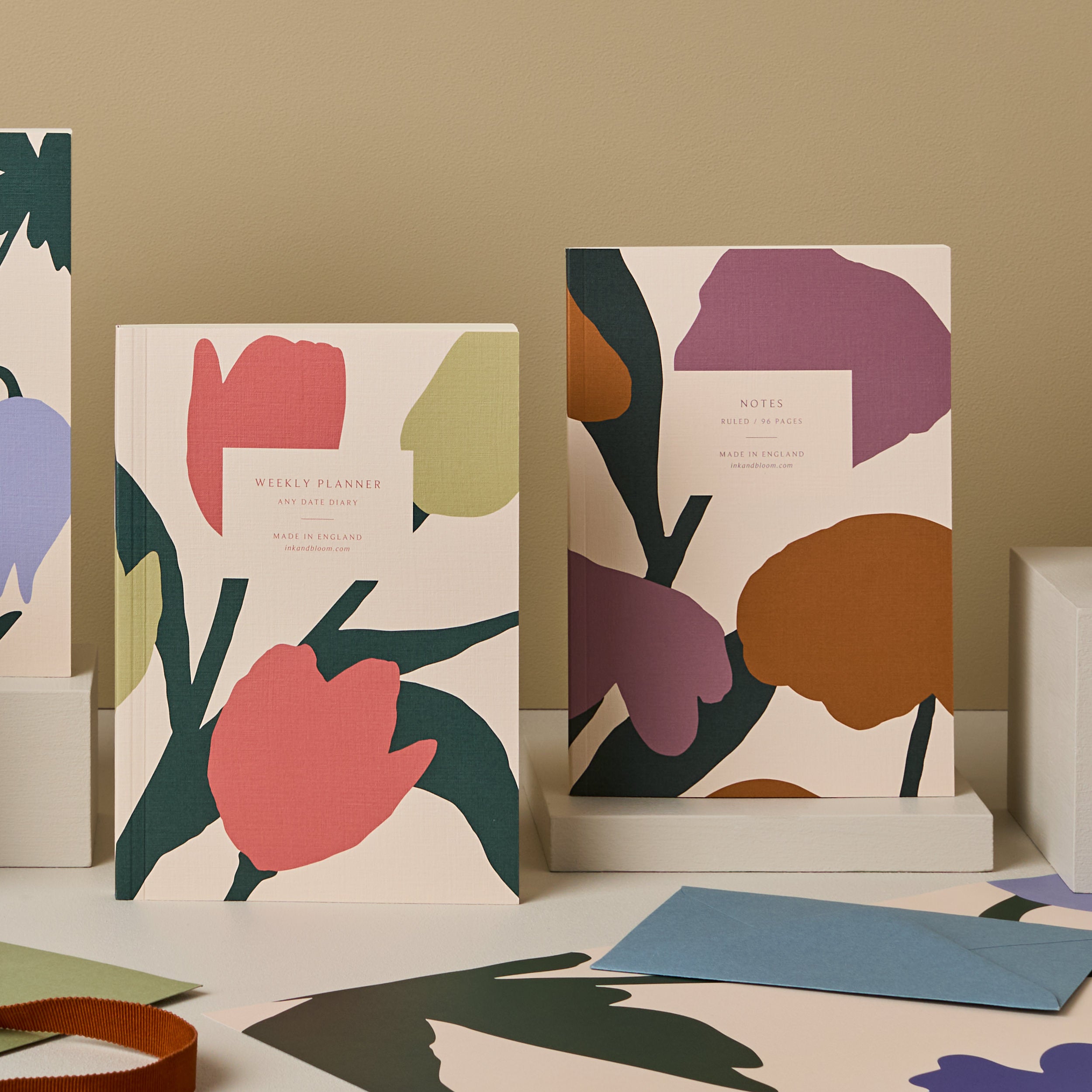 Weekly Planner, A5, Undated in Tulip Bloom