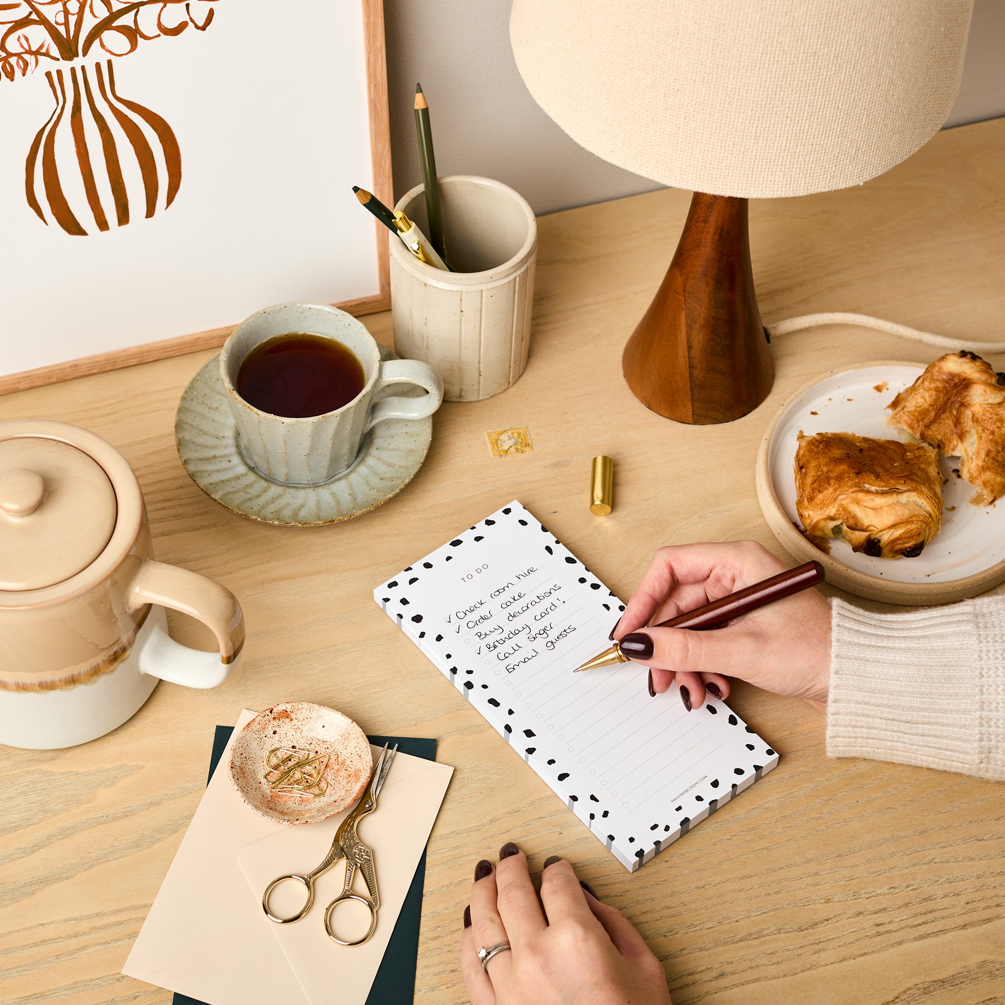 Monochrome Dalmatian Notepad