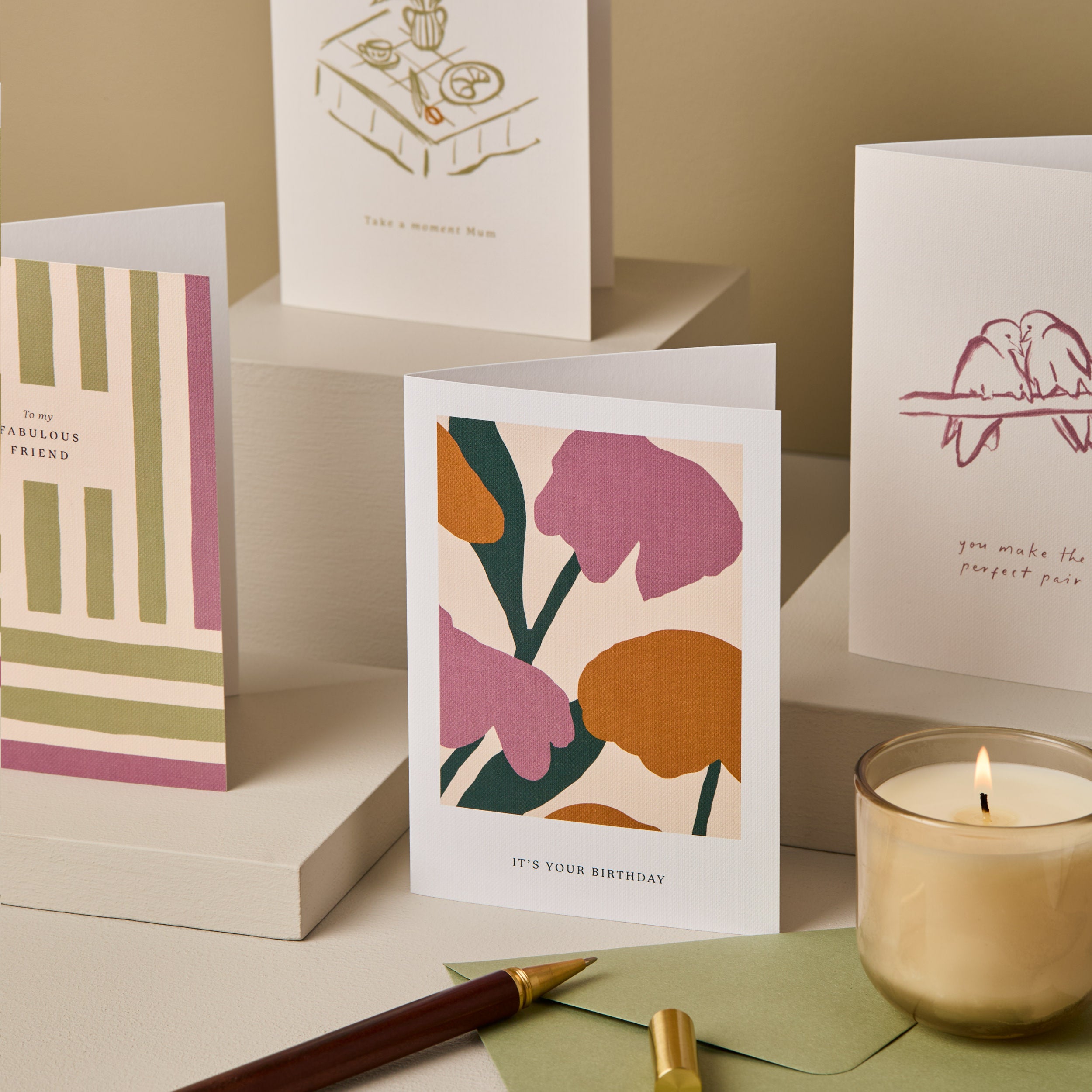 It's Your Birthday Floral Blooms Card