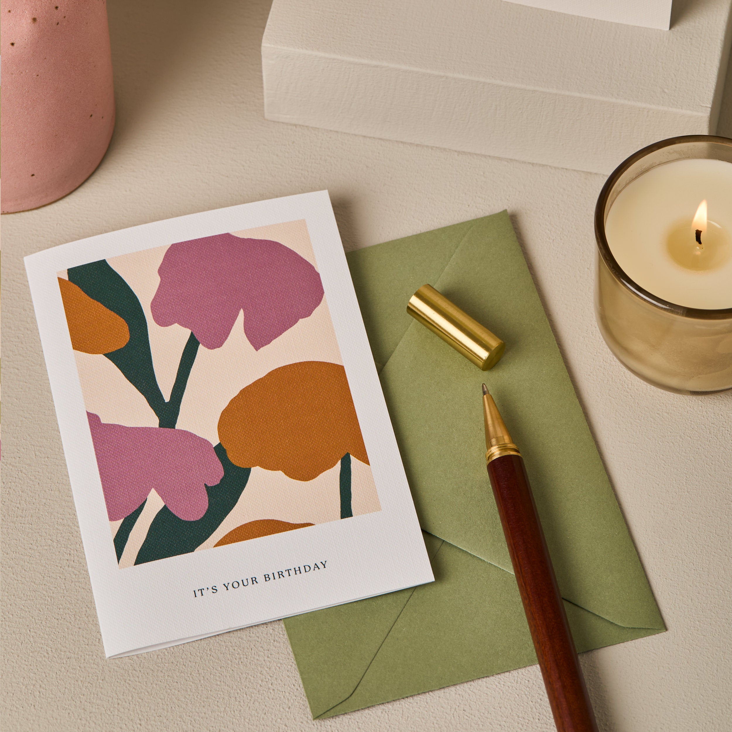 It's Your Birthday Floral Blooms Card
