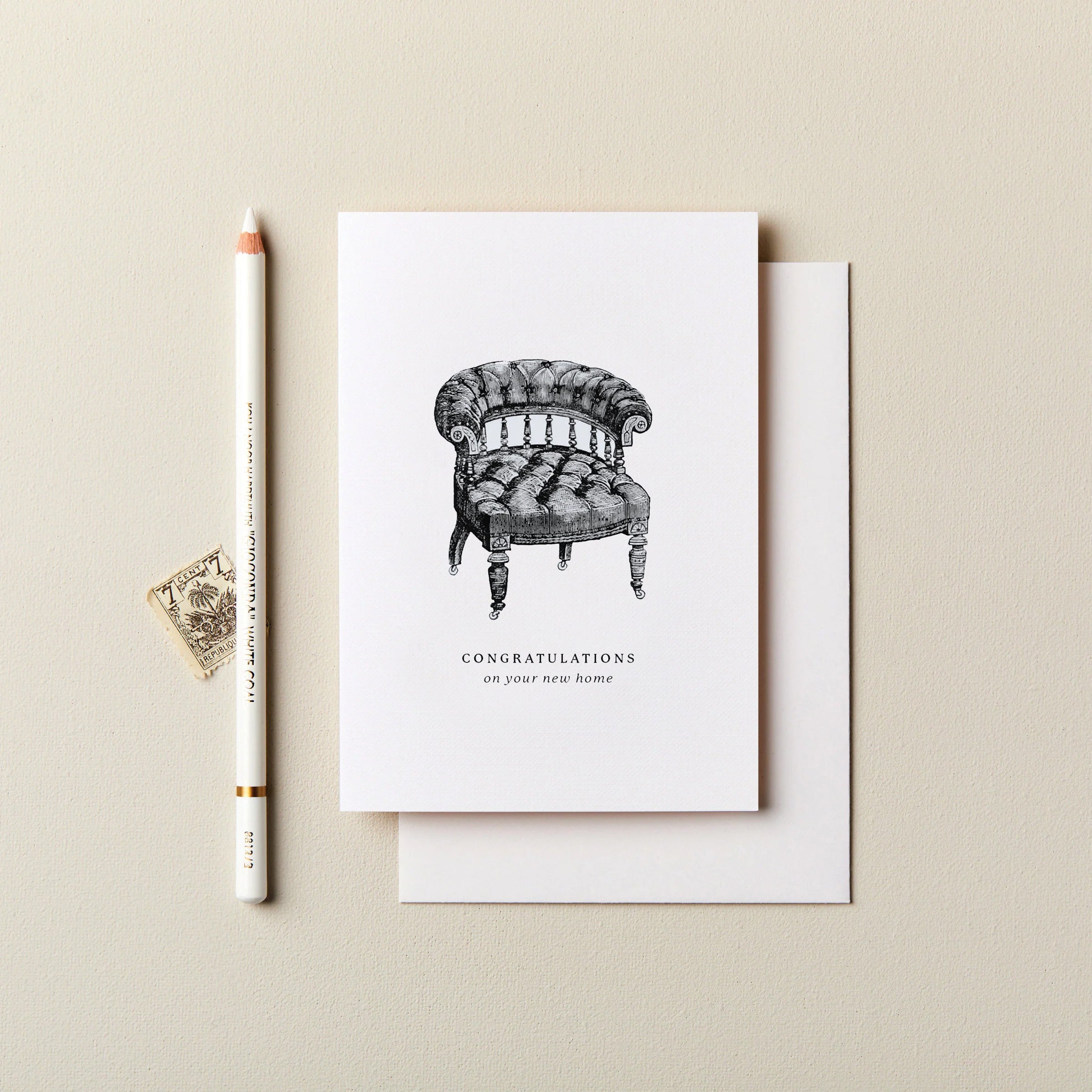 New Home Vintage Card 120 x 170mm