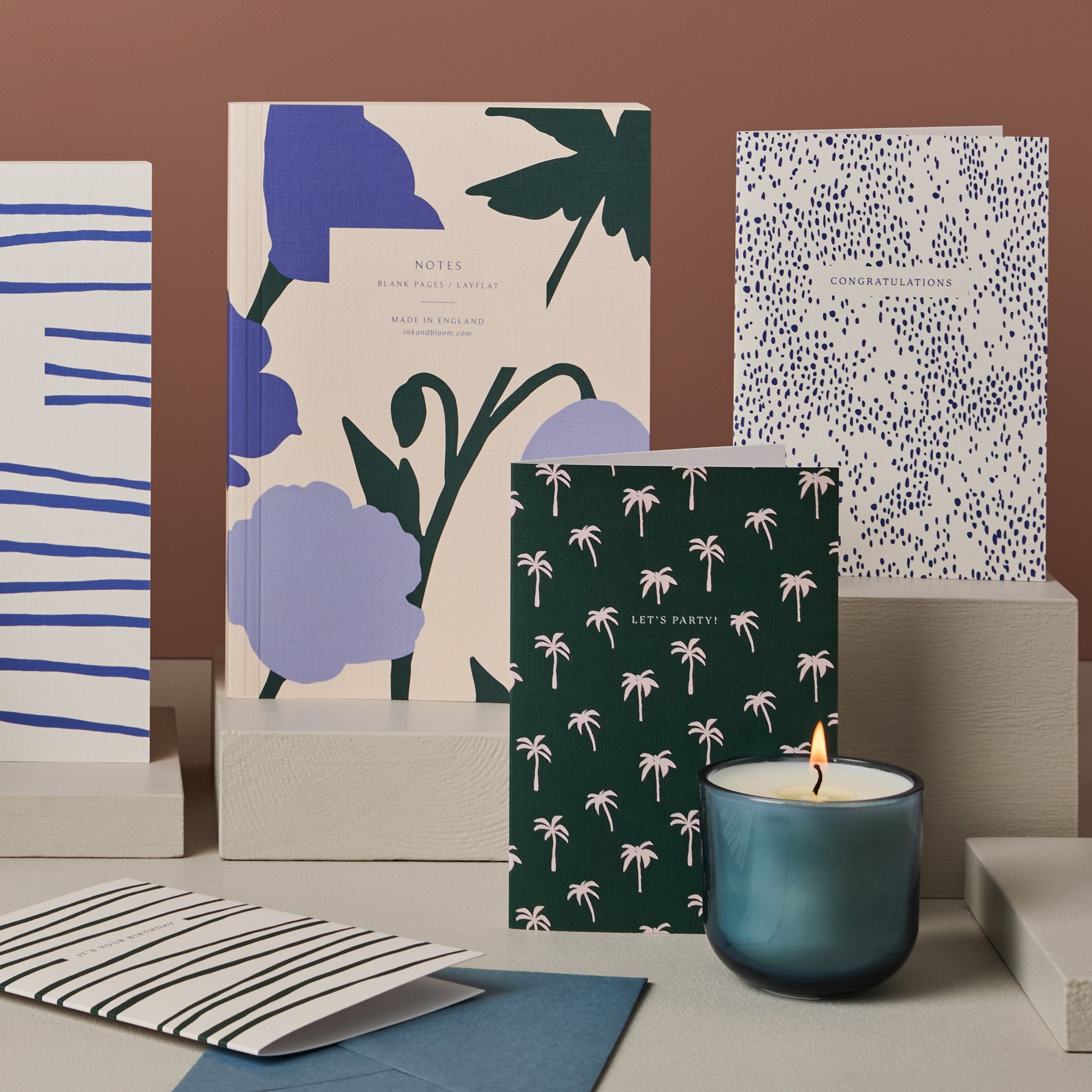 Let's Party Palm Tree Green Card