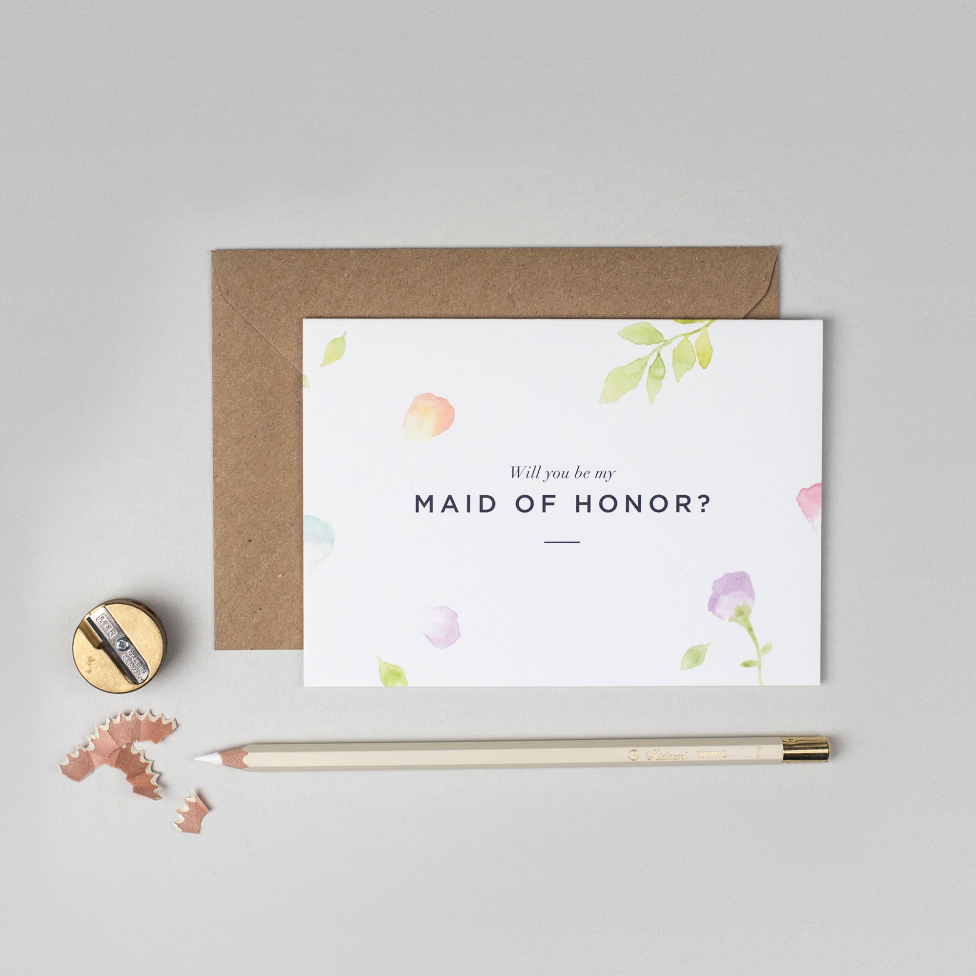 Will you be my Maid of Honour Amelia collection card