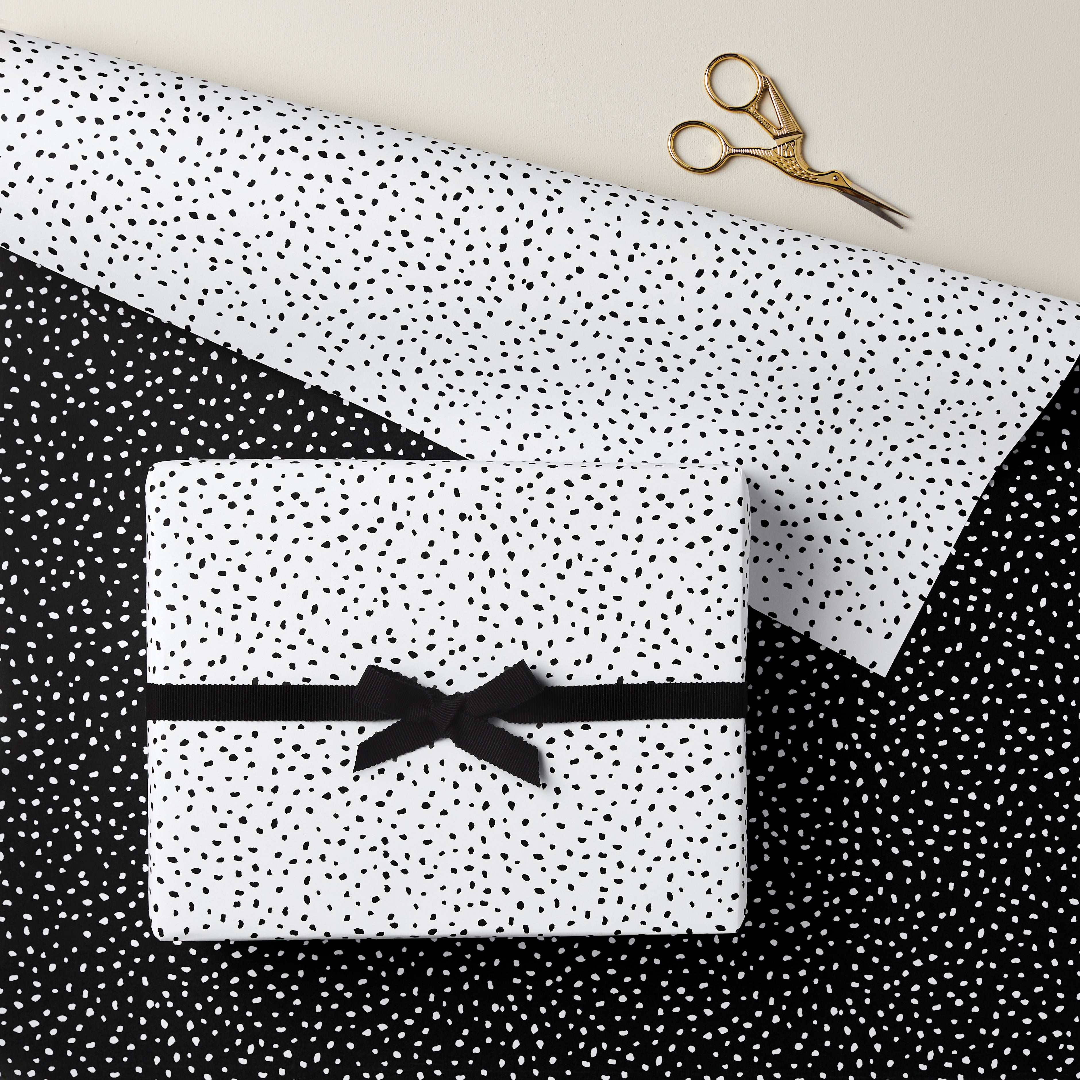 Monochrome Dalmatian Double Sided Wrap