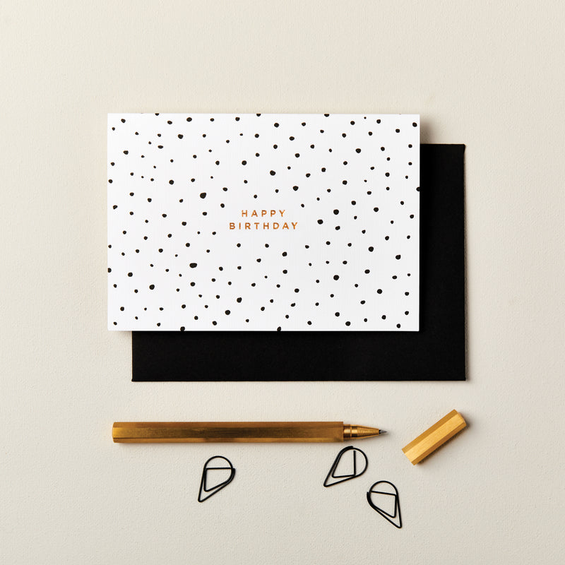 Pack of Happy Birthday Monochrome Cards