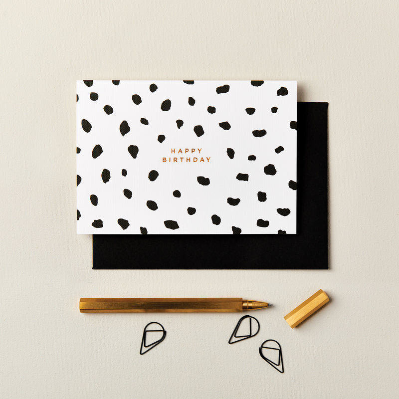 Pack of Happy Birthday Monochrome Cards