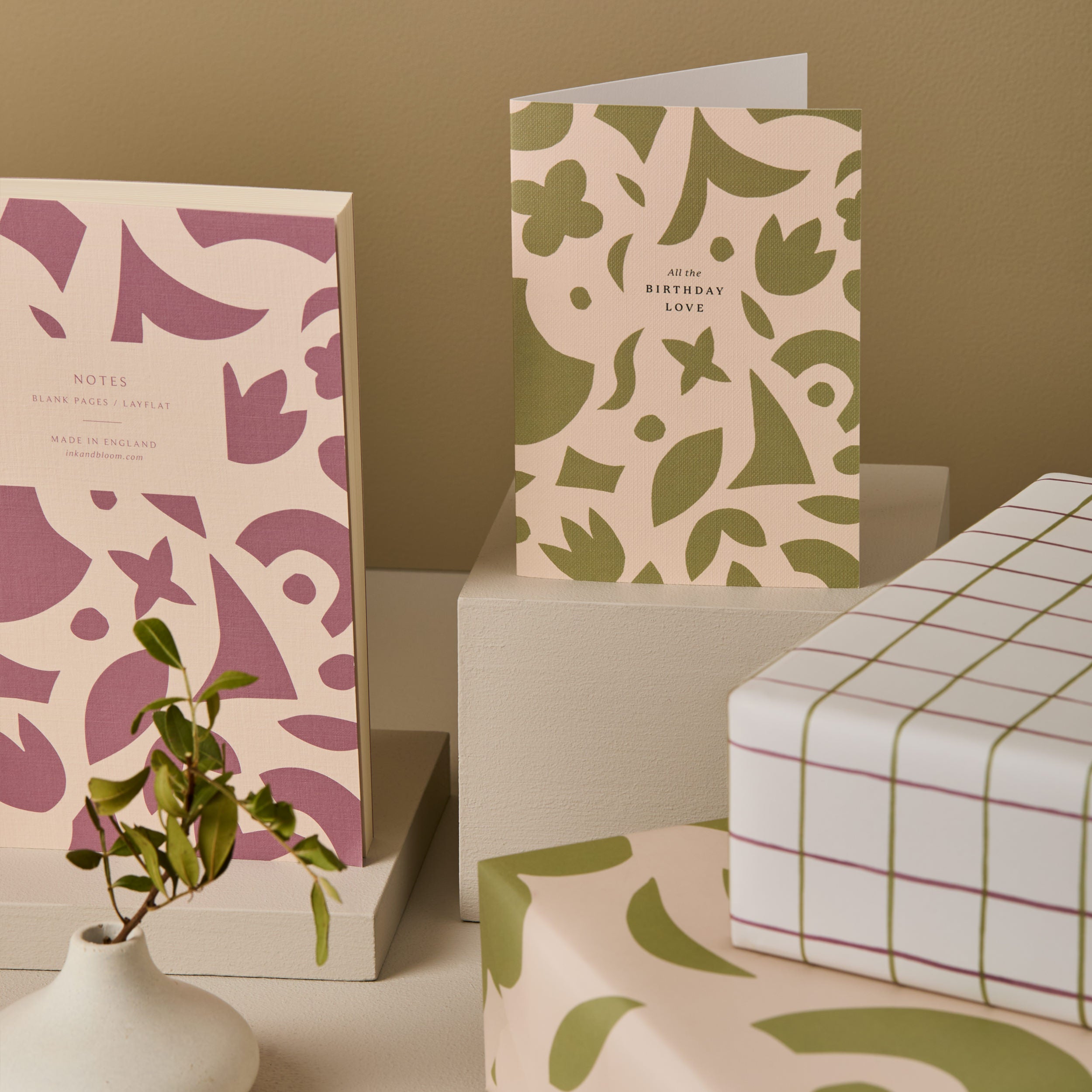 Birthday Love Papercuts Card Green