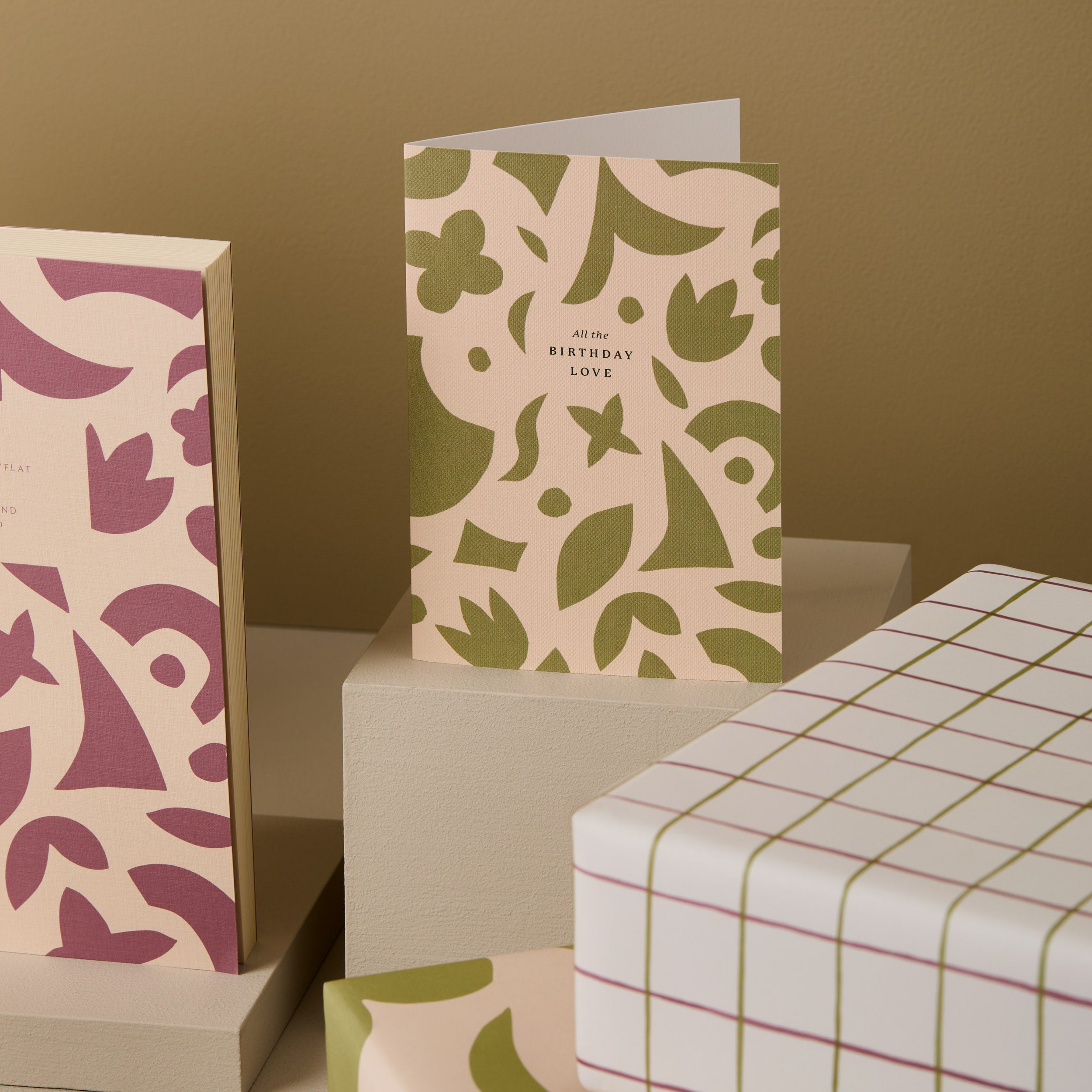 Birthday Love Papercuts Card Green