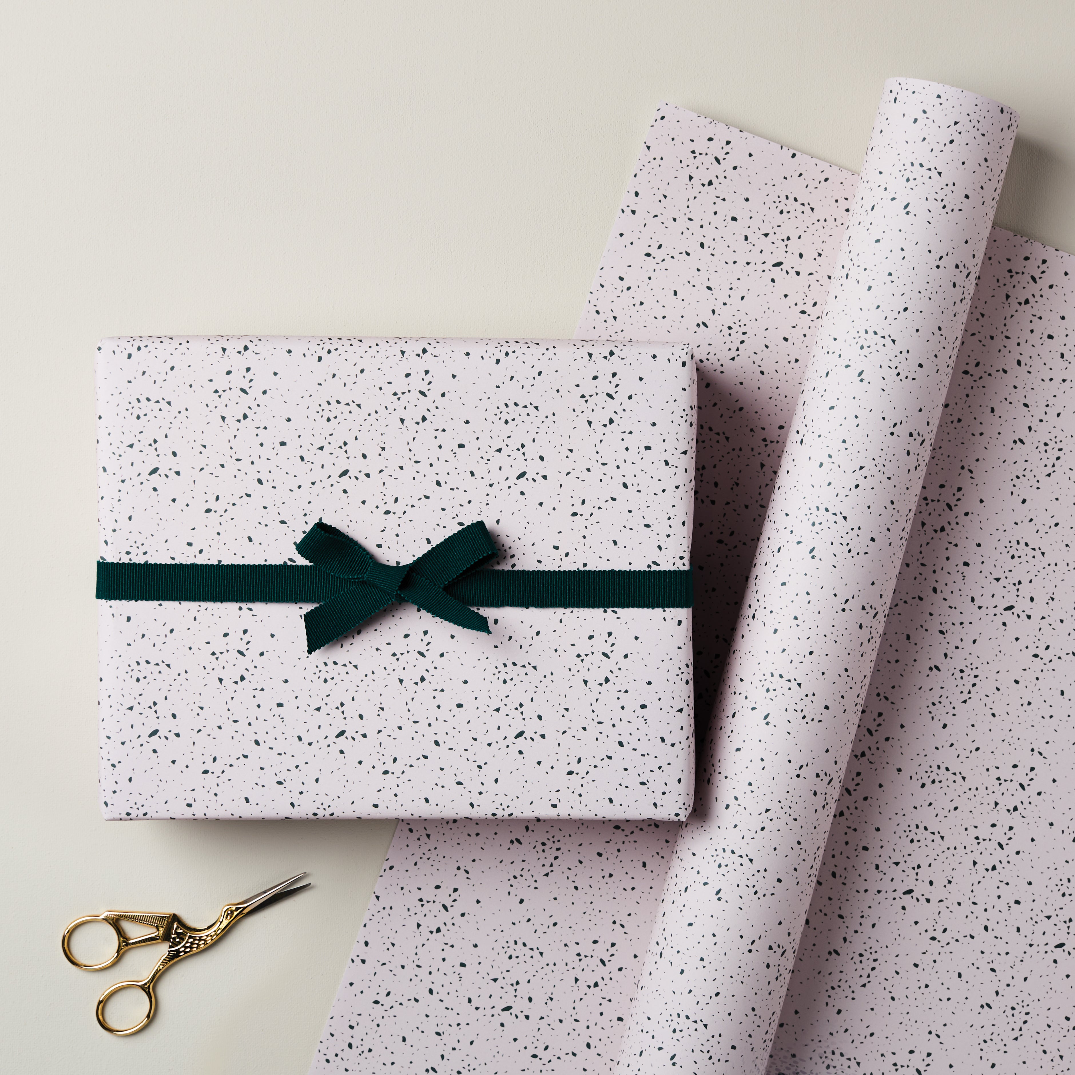 Pink and Green Terrazzo Single Sided Wrap