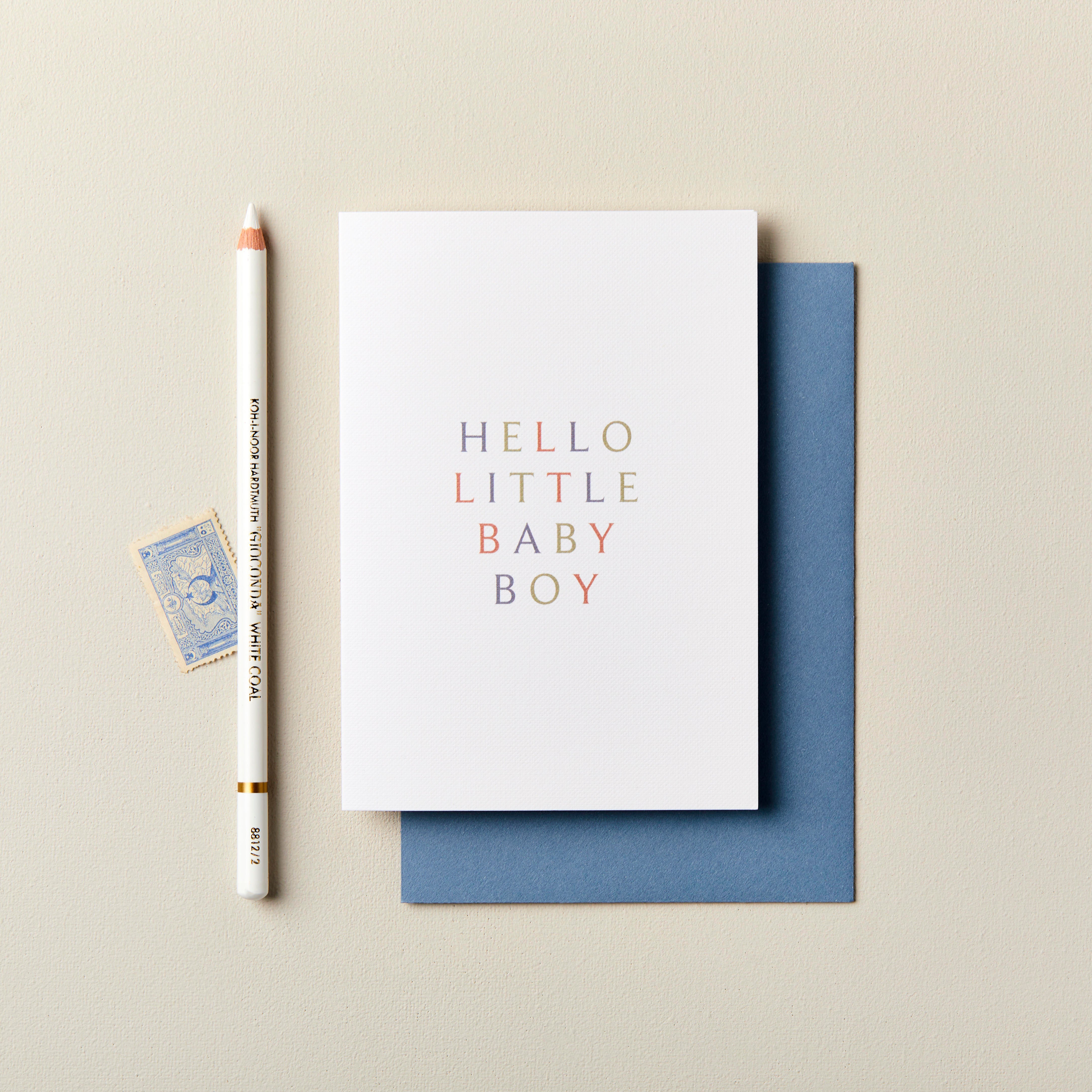 Hello Baby Boy Card