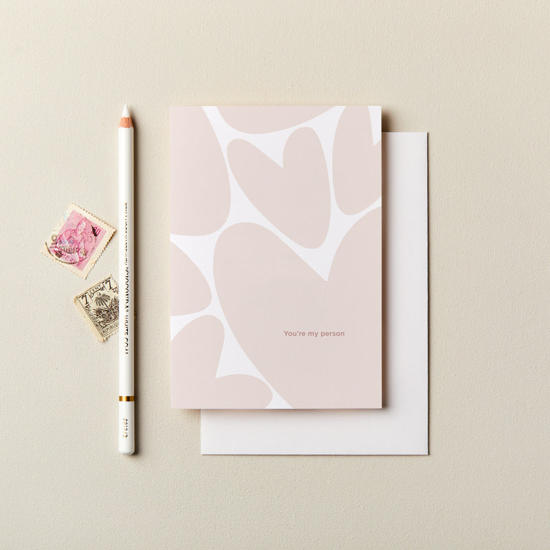 You're My Person Hearts Card