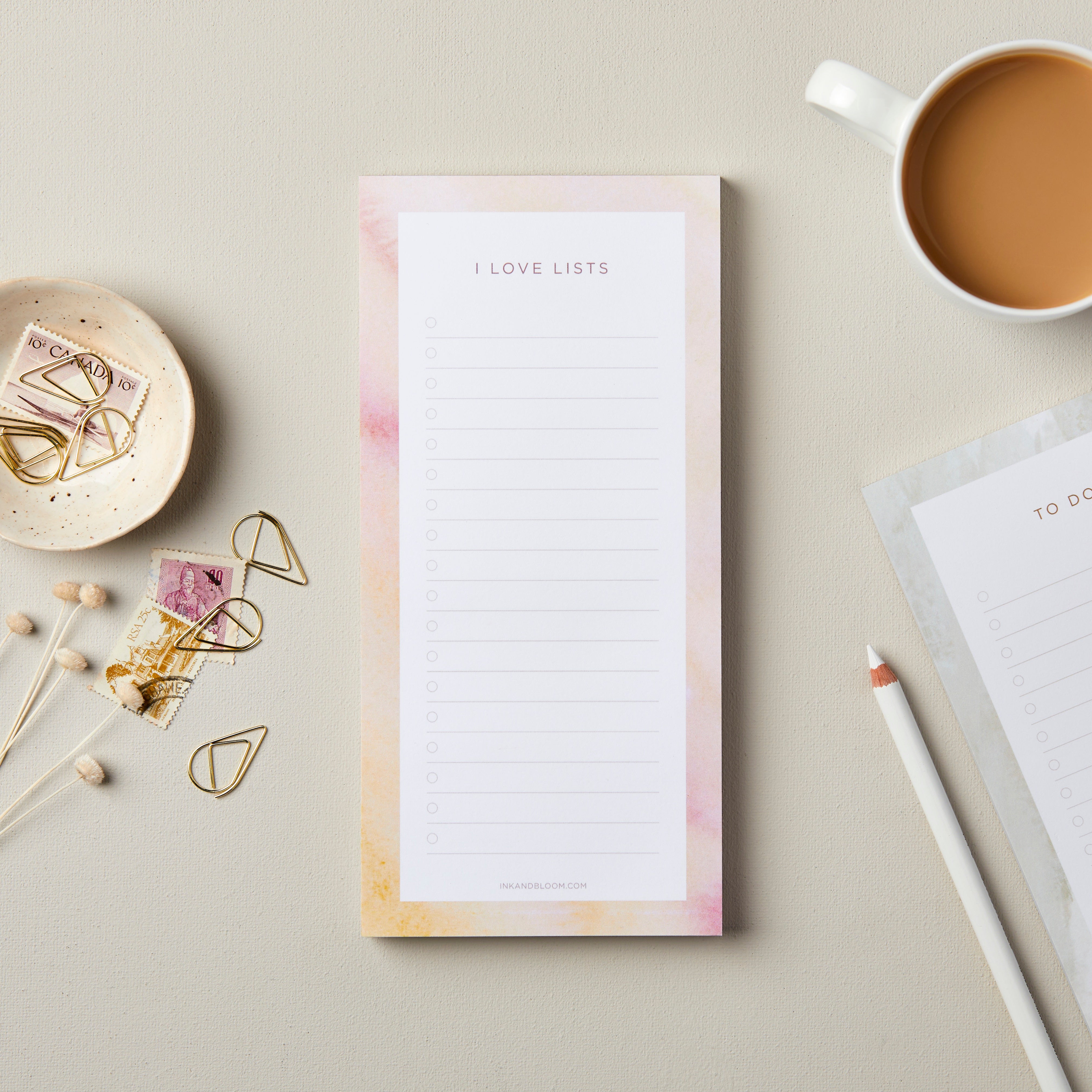 To Do List Notepad in Pink