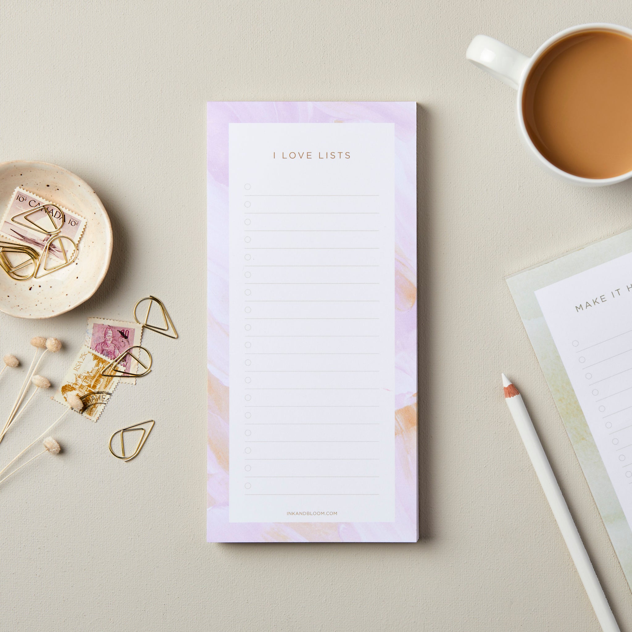 Best To Do List Notepad in Purple | ink&bloom