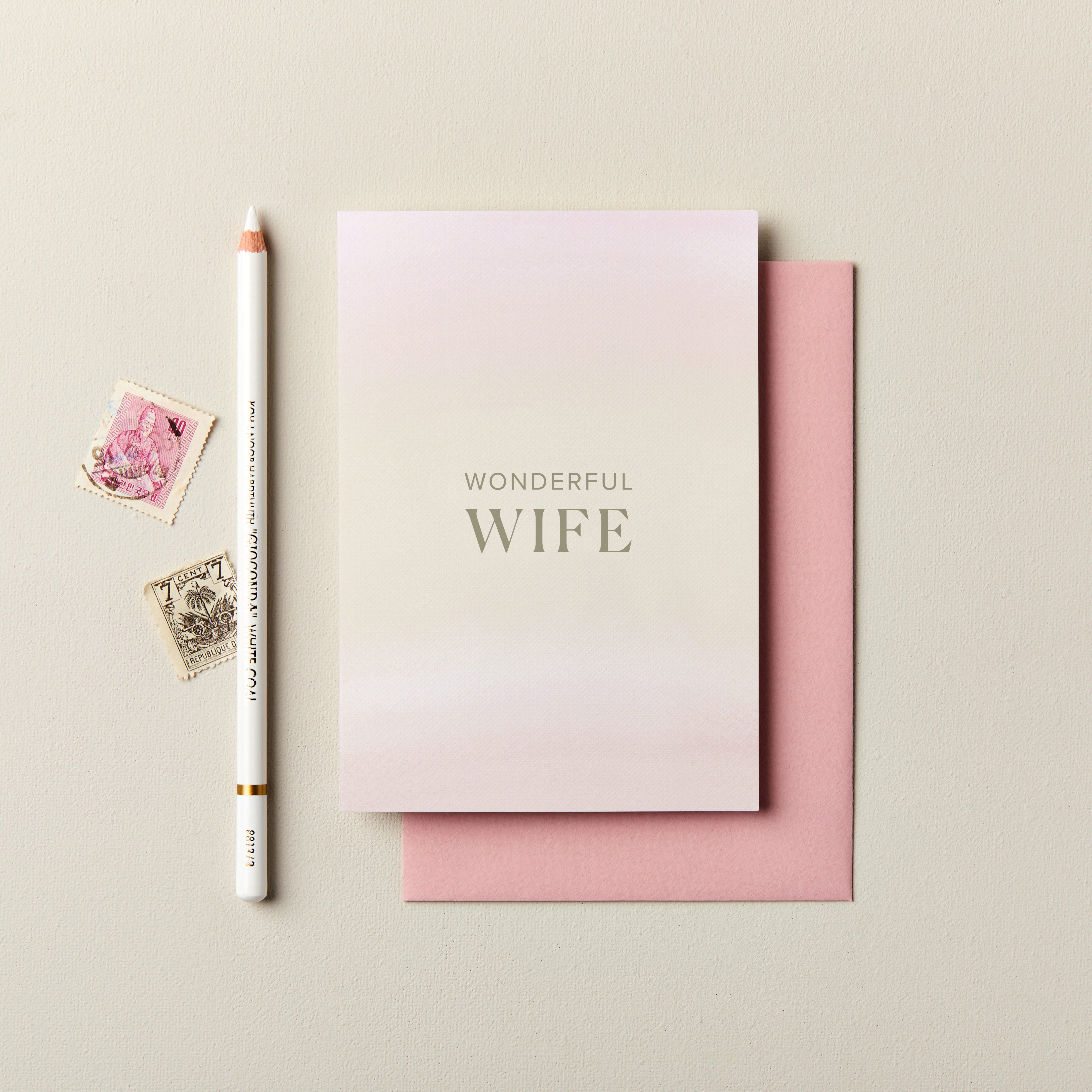 Wonderful Wife Abstract Card