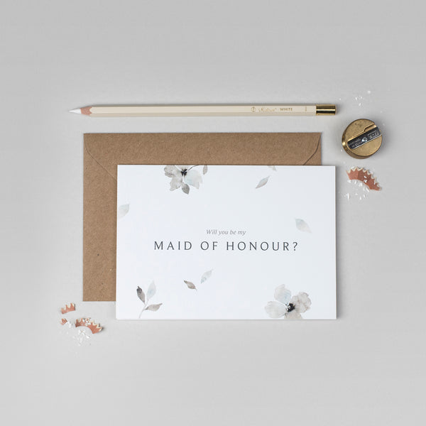 Will you be my Maid of Honour Eloise collection card